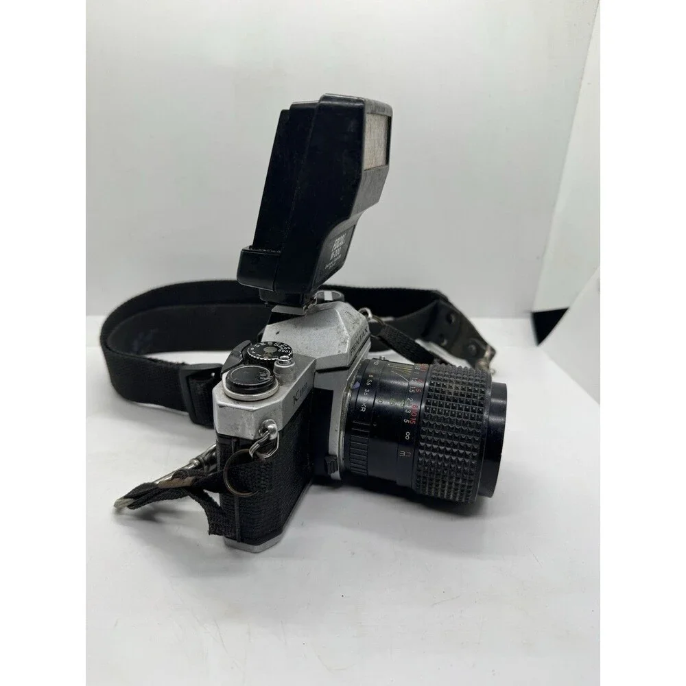 Pentax ASAHI K1000 Camera SLR 35mm W/ ProSpec 35-70mm f/3.5-4.5 Manual Focus Len